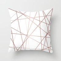 HKM-160723 Pink Peach Skin Cushion Cover - Blended Fabric Decorative Pillowcase 45x45cm