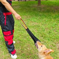 HKM-160787 Crazy Horse-dog Bite Cloth Dog Training Supplies Interactive Cowhide Bite Pet Toy