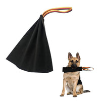 HKM-160787 Crazy Horse-dog Bite Cloth Dog Training Supplies Interactive Cowhide Bite Pet Toy