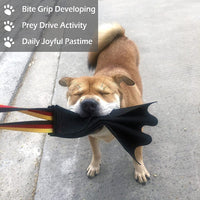 HKM-160787 Crazy Horse-dog Bite Cloth Dog Training Supplies Interactive Cowhide Bite Pet Toy