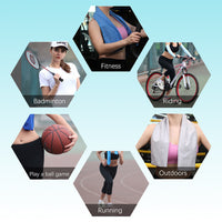 HKM-160915 Cooling Microfiber Towel for Instant Refreshment - Quick Dry Sports Towel for Gym, Yoga & Outdoor Activities