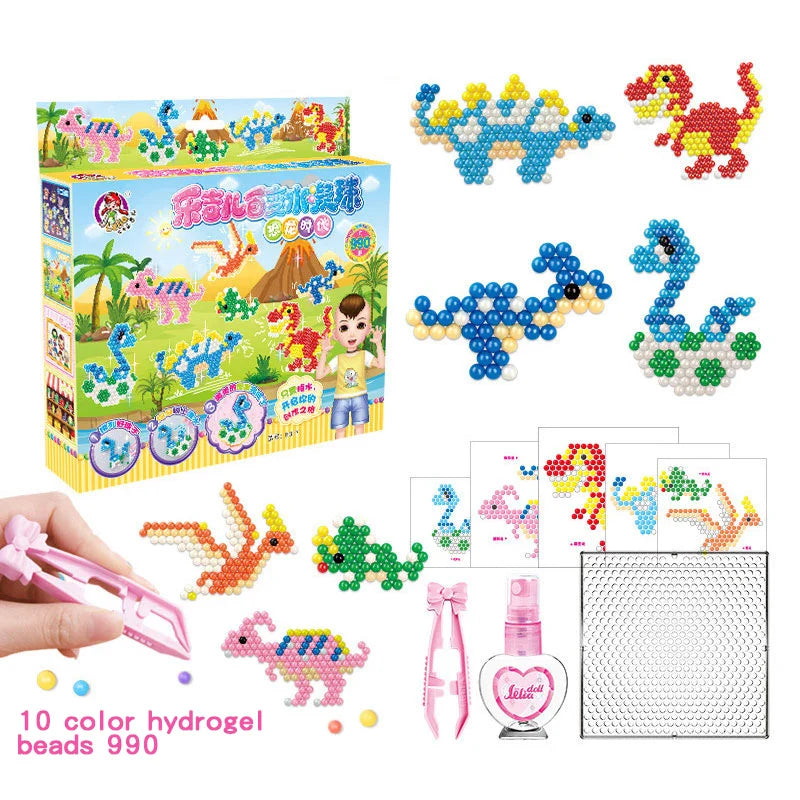 HKM-160915 Magic Water Beads DIY Decoration Set for Kids – Fun and Educational Sticky Bead Activity