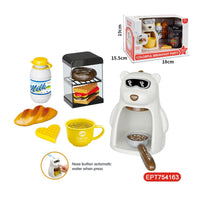 HKM-161171 Pretend Play Breakfast Machine Toy - Toaster with Accessories for Kids Age 2 to 13