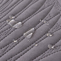 HKM-161235 Waterproof Non-Slip Sofa Cushion Cover in Beige, Brown, and Gray - Various Sizes Available