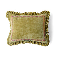 HKM-161299 Light Luxury Square Pillow Cushion with Floral Pattern - Multiple Sizes Available