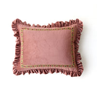 HKM-161299 Light Luxury Square Pillow Cushion with Floral Pattern - Multiple Sizes Available