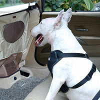 HKM-161363 Pet Car Rear Seat Divider Anti-Dog Barrier with PVC Netting, 54x49cm