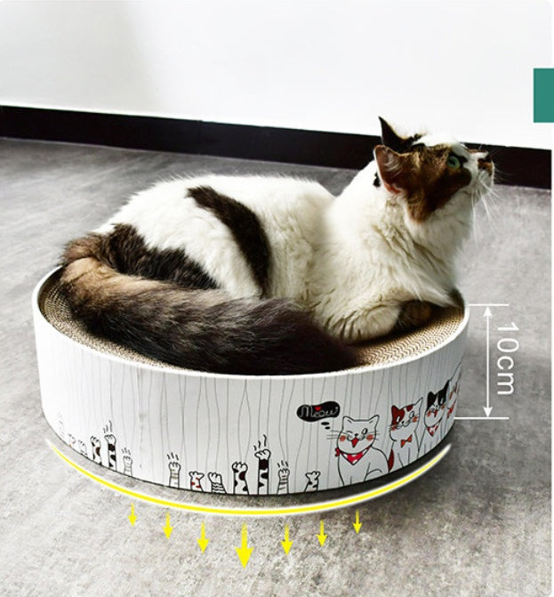 HKM-161491 Corrugated Cat Scratching Board for Cats Under 10kg - Durable and Eco-Friendly Design