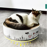 HKM-161491 Corrugated Cat Scratching Board for Cats Under 10kg - Durable and Eco-Friendly Design
