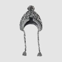 HKM-161491 Fluffy Windproof Knitting Dog Hat in Pink and Gray, Sizes S to L
