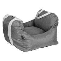 HKM-161619 Portable Multifunctional Cloth Dog Kennel in Dark Gray, Light Gray, and Dark Khaki