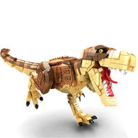 HKM-162067 Jurassic Dinosaur Building Blocks Triceratops Model - DIY Educational Toy for Ages 6 and Up