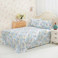 HKM-162259 Plant Flower Reactive Printed Cotton Sheets - 100% Pure Cotton Bedding Fabric