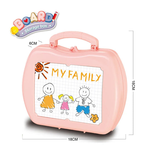 KTX-162323 Early Educational Spelling Game with Letter Storage Box – Montessori-Inspired Building Blocks Set for Kids