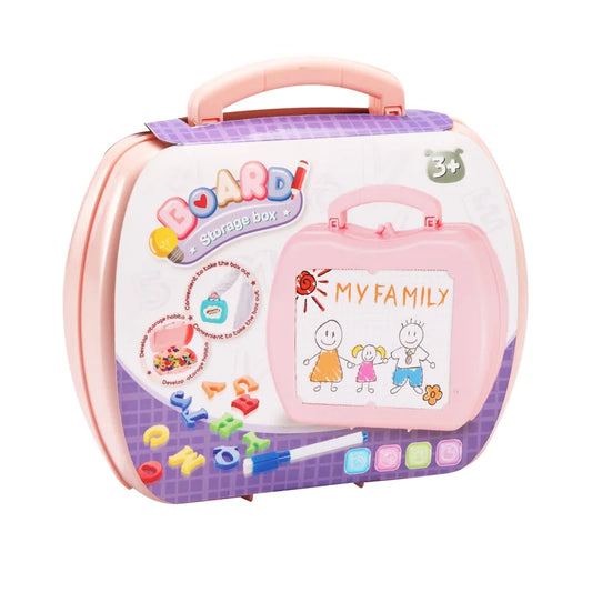 KTX-162323 Early Educational Spelling Game with Letter Storage Box – Montessori-Inspired Building Blocks Set for Kids