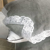 HKM-162451 Pure Linen Breathable Pillow Towel in Solid Color