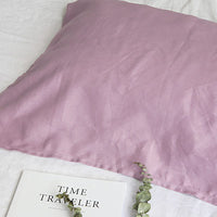 HKM-162451 Pure Linen Breathable Pillow Towel in Solid Color