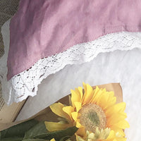 HKM-162451 Pure Linen Breathable Pillow Towel in Solid Color