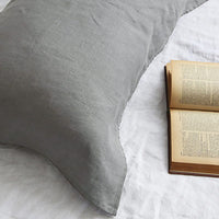 HKM-162451 Pure Linen Breathable Pillow Towel in Solid Color