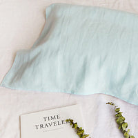 HKM-162451 Pure Linen Breathable Pillow Towel in Solid Color