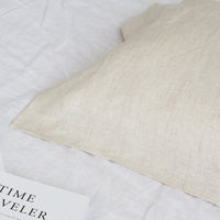 HKM-162451 Pure Linen Breathable Pillow Towel in Solid Color