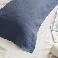HKM-162451 Pure Linen Breathable Pillow Towel in Solid Color