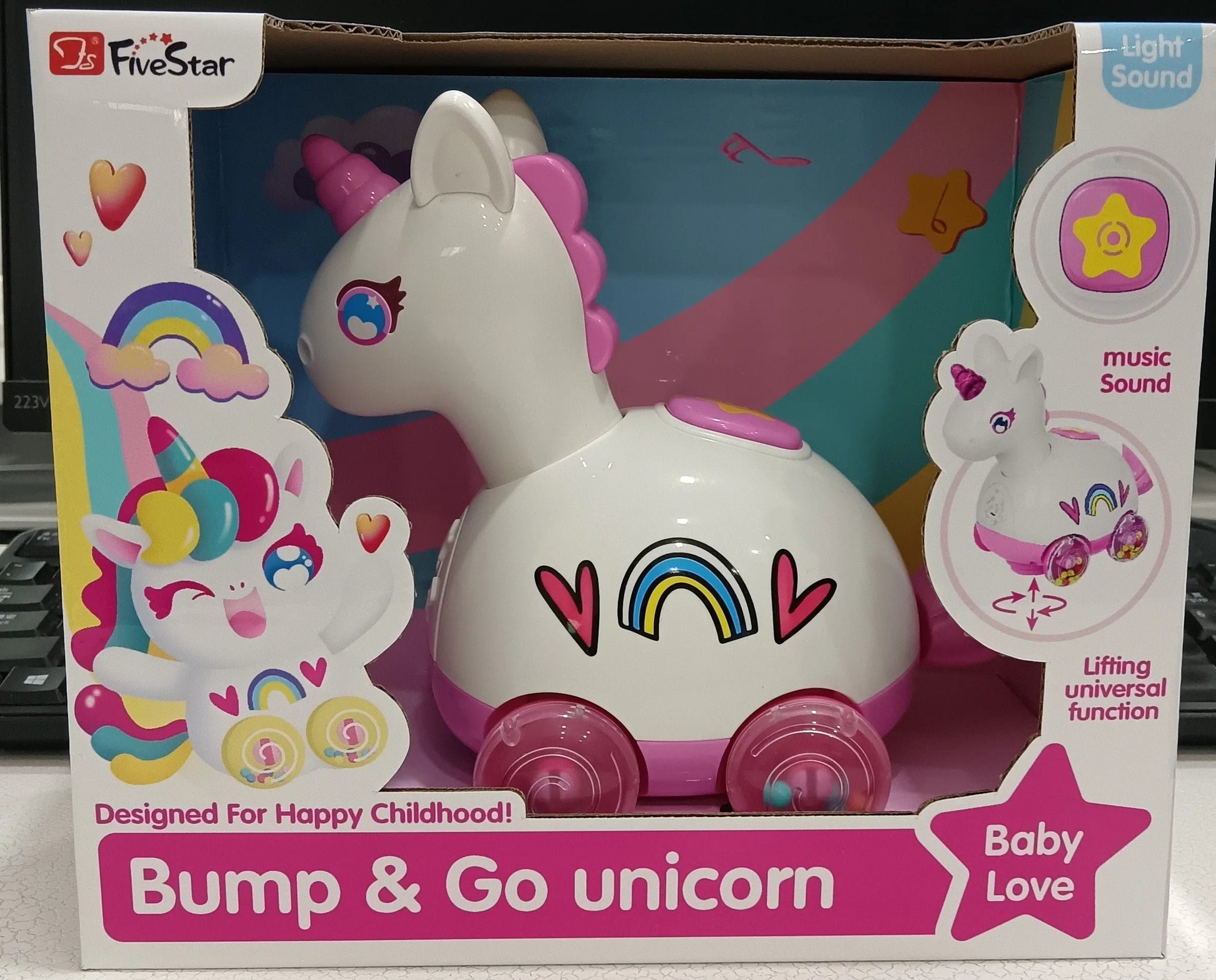 Unicorn Giraffe Walking Music Toy for Early Learning and Play - Perfect for Kids Aged 0 to 7 Years