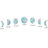 HKM-162579 3D Static Window Film for Decoration - Cat, Cloud, Moon, Butterfly Patterns, Plastic Material