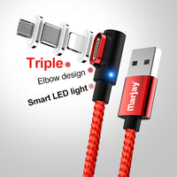 HKM-162899 3-in-1 Android Type-C Magnetic Data Cable – 1m & 2m Length Options, Micro USB, 8PIN Compatibility
