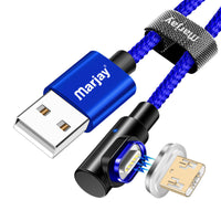 HKM-162899 3-in-1 Android Type-C Magnetic Data Cable – 1m & 2m Length Options, Micro USB, 8PIN Compatibility