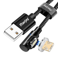 HKM-162899 3-in-1 Android Type-C Magnetic Data Cable – 1m & 2m Length Options, Micro USB, 8PIN Compatibility