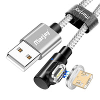 HKM-162899 3-in-1 Android Type-C Magnetic Data Cable – 1m & 2m Length Options, Micro USB, 8PIN Compatibility