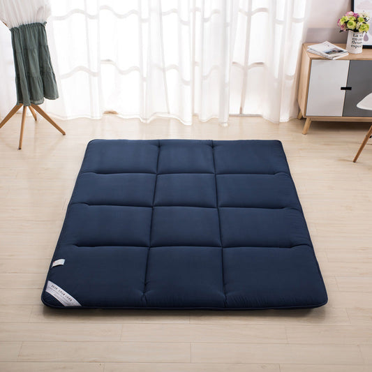 HKM-162963 Foldable Tatami Sponge Cushion Mattress - Simple Solid Color Design in Gray, White, and Blue
