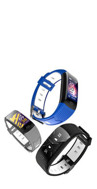 HKM-163155 115Plus Smart Bracelet with Weather Features and Customizable Dual-Color Strap, Waterproof and Dustproof Design