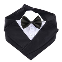 HKM-163155 Elegant Dog Bow Tie Bib for Stylish Pets, Adjustable Neck Size in Red, Wine Red, and Black