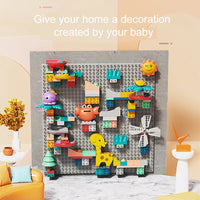 HKM-163219 244 Pcs DIY Crab Slide Track Marble Run Building Block Set for Kids Ages 3 and Up