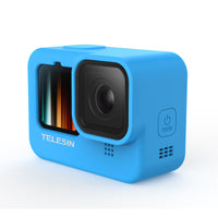 HKM-163219 GoPro Hero 9 Silicone Sleeve with Lens Cap – Anti-Drop Protective Case for GoPro9