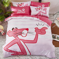 HKM-163411 Cartoon-Themed 4-Piece Cotton Bedding Set for 1.8m Beds