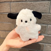 HKM-163475 Cute 3D Cartoon Plush Dog Keychain Pendant for Backpack Decoration, Unisex, 11-30 cm