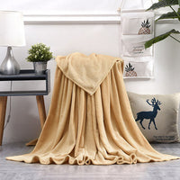 HKM-163795 Summer Ultra-Fine Polyester Flannel Nap Blanket Quilt - Multiple Sizes Available