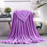 HKM-163795 Summer Ultra-Fine Polyester Flannel Nap Blanket Quilt - Multiple Sizes Available