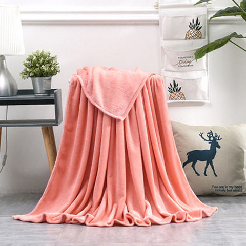 HKM-163795 Summer Ultra-Fine Polyester Flannel Nap Blanket Quilt - Multiple Sizes Available