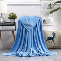 HKM-163795 Summer Ultra-Fine Polyester Flannel Nap Blanket Quilt - Multiple Sizes Available
