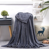 HKM-163795 Summer Ultra-Fine Polyester Flannel Nap Blanket Quilt - Multiple Sizes Available