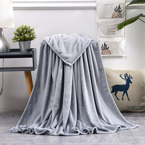HKM-163795 Summer Ultra-Fine Polyester Flannel Nap Blanket Quilt - Multiple Sizes Available