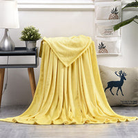 HKM-163795 Summer Ultra-Fine Polyester Flannel Nap Blanket Quilt - Multiple Sizes Available