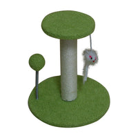 HKM-163795 Vertical Cat Climbing Frame with Sisal Scratching Pole - Plush Variety of Colors