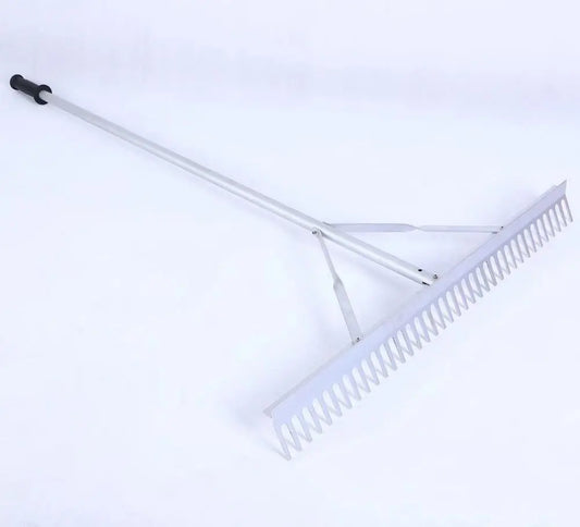 KTX-163987 36'' Aluminium Landscape Rake with 69'' Lightweight Handle for Lawn Care and Beach Use