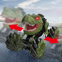 HKM-164051 Dinosaur Stunt RC Car 1/18 Scale Remote Control Toy for Kids with Spray Feature