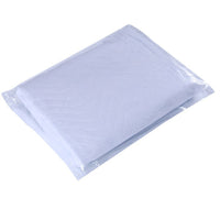 HKM-164115 Super Absorbent Fiber Pad with White Surface and Blue Background - Available in Large, Medium, and Small Sizes
